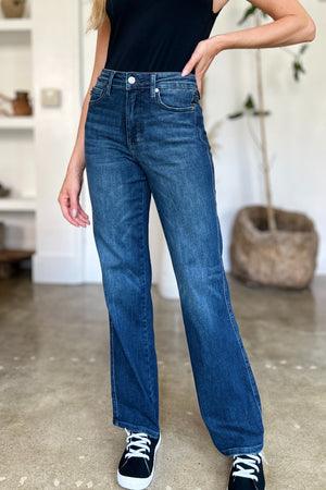 Jessica Tummy Control Straight Jeans by Judy Blue