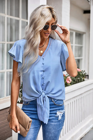 Fly Away With Me Tie Top