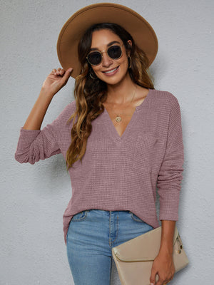 No Waffle About it Knit Top