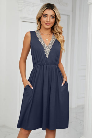 Front and Center Sleeveless Dress