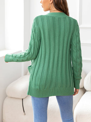 Just In Case Cable-Knit Cardigan