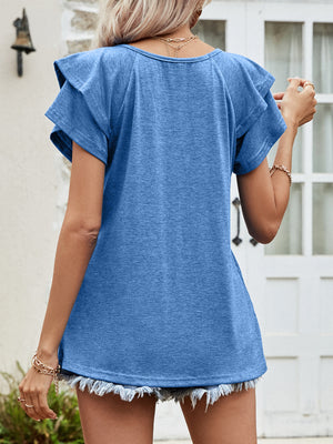 Falling for Flutter Sleeve Tee