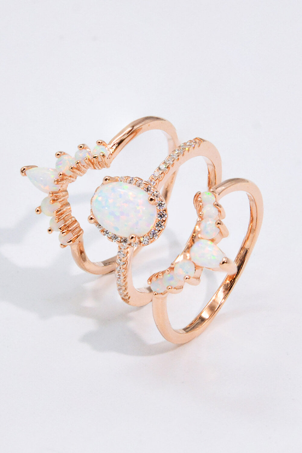 Because I'm Worth It Opal Ring in Rose Gold