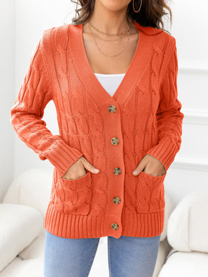 Just In Case Cable-Knit Cardigan