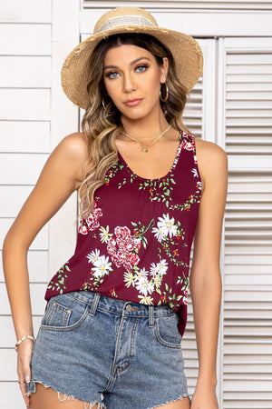 Summer Flower Tank Top