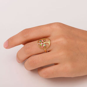 Giving Tree 18K Gold-Plated Ring