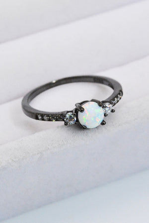 Into The Night Opal Ring