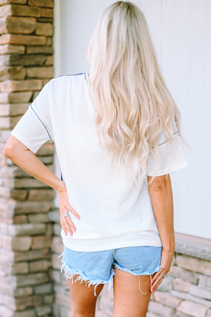 Stars and Stripes V-Neck Tee