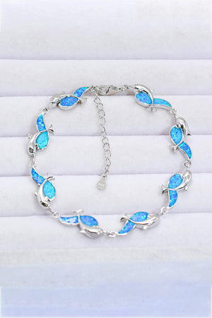 Days of the Dolphin Blue Opal Bracelet