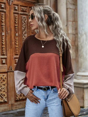 Wishful Thinking Waffle-Knit Top