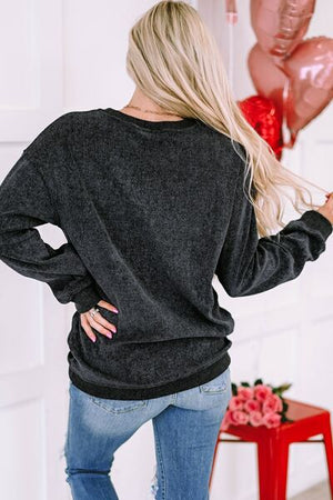 Colors of the Heart Dropped Shoulder Sweatshirt