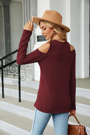 Yes Please Cold Shoulder Top