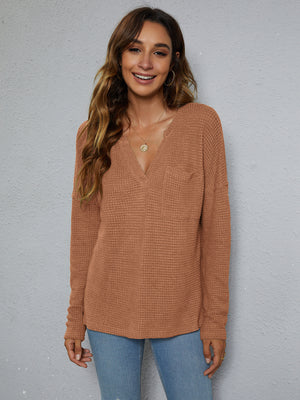 No Waffle About it Knit Top