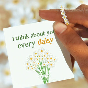 Daisy Chain 925 Sterling Silver Ring