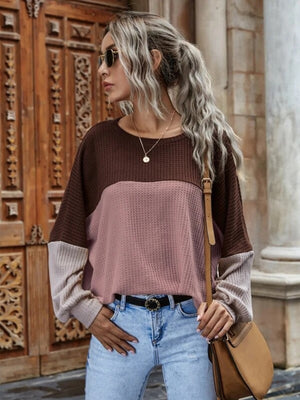 Wishful Thinking Waffle-Knit Top