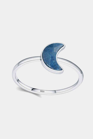 To The Moon Aventurine Ring - 925 Sterling Silver