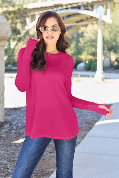 Back To Basics Long Sleeve Thumbhole Tee