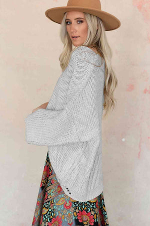 Sassy Days Dropped Shoulder Sweater