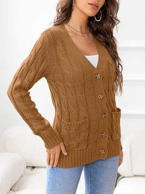 Just In Case Cable-Knit Cardigan