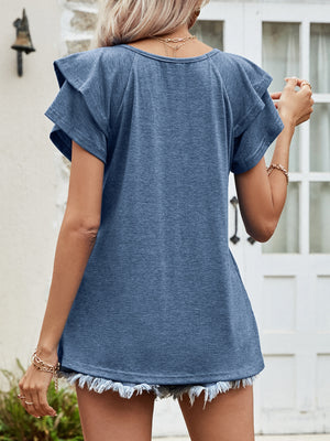 Falling for Flutter Sleeve Tee