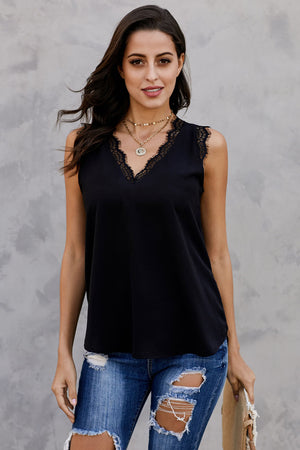 Eyes On You Lace V-Neck Top