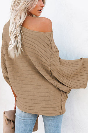 Runaway With Ribs Knit Top