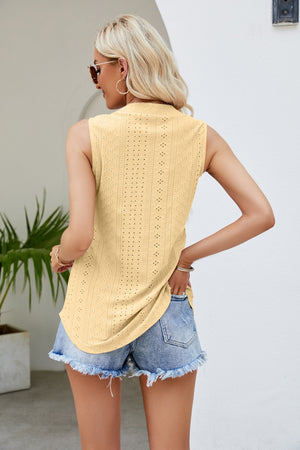 Spring Forward Eyelet Tank