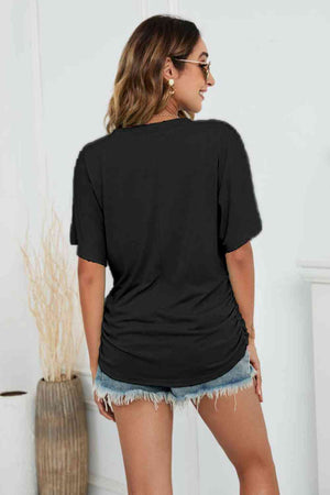 Any Day Now Ruched Tee