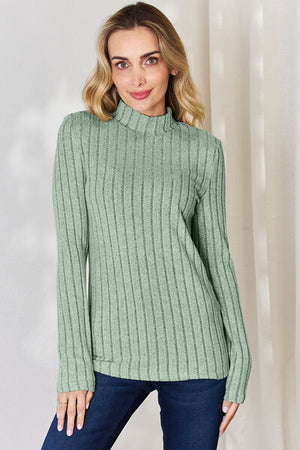 Longing for Layers Mock Neck Long Sleeve Top