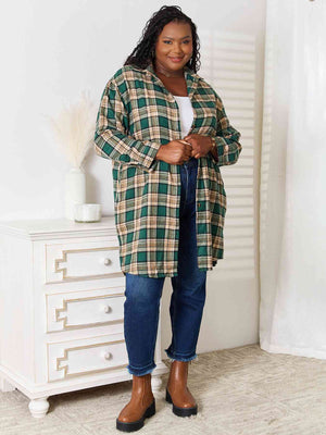 Plaid On My Mind Long Shirt