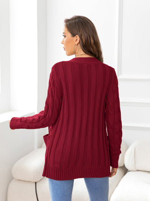 Just In Case Cable-Knit Cardigan