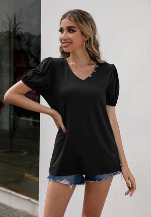 Not So Basic V-Neck Tee