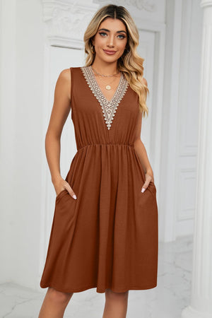 Front and Center Sleeveless Dress