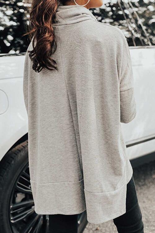 Cold Weather Goddess Cowl Neck Top