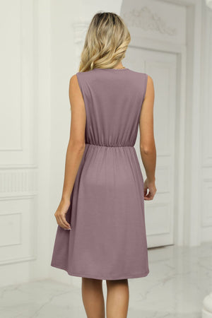 Front and Center Sleeveless Dress