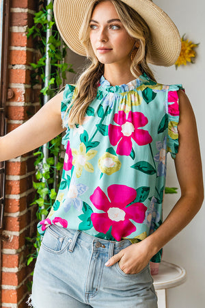 Pop of Color Blouse