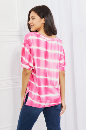 Pink Passions V Neck Tee