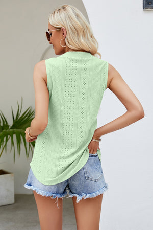 Spring Forward Eyelet Tank