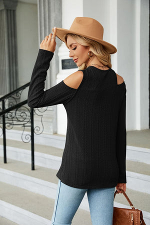 Yes Please Cold Shoulder Top