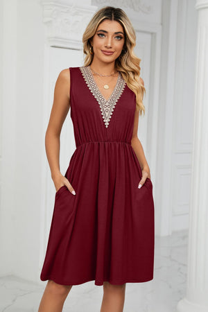 Front and Center Sleeveless Dress