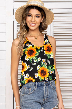 Summer Flower Tank Top