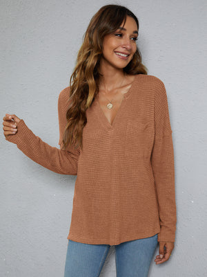 No Waffle About it Knit Top