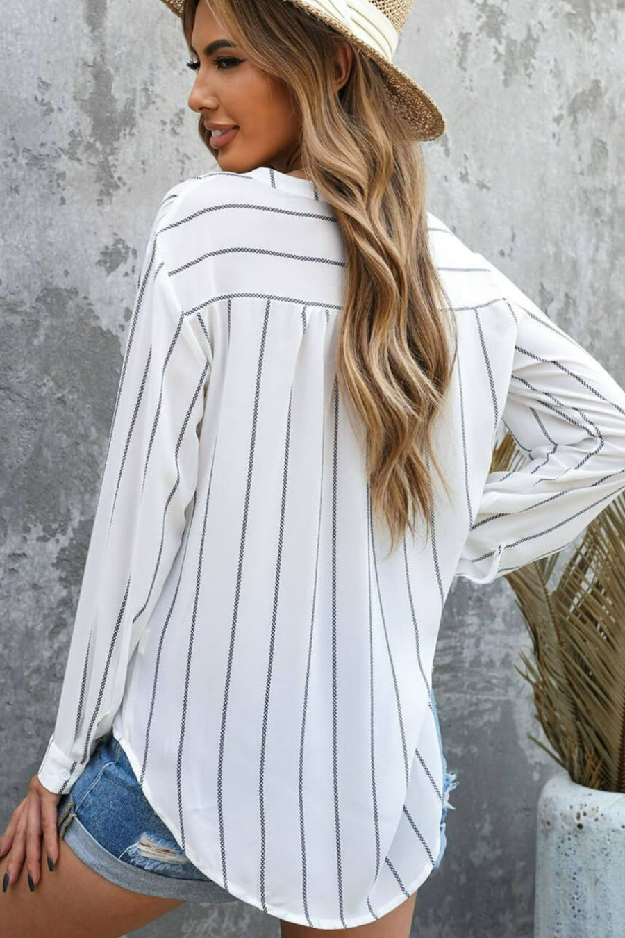 High Style Buttoned Blouse