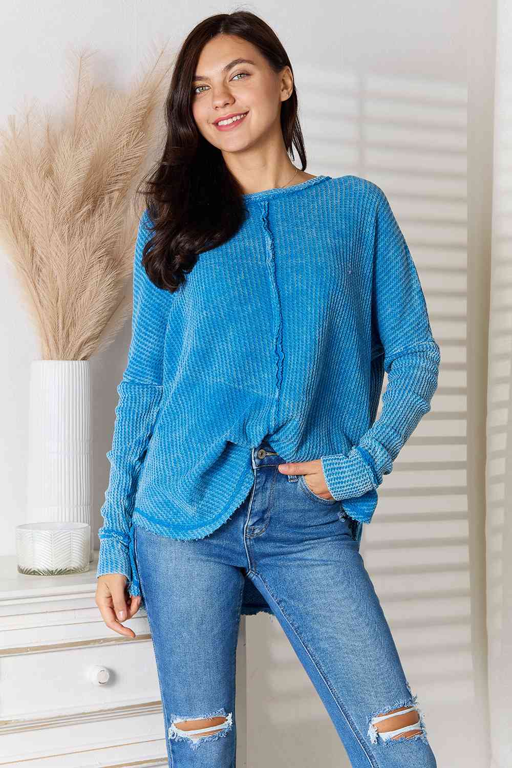 Front and Center Knit Top