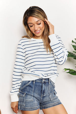 Next In Line Striped Top