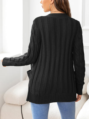 Just In Case Cable-Knit Cardigan