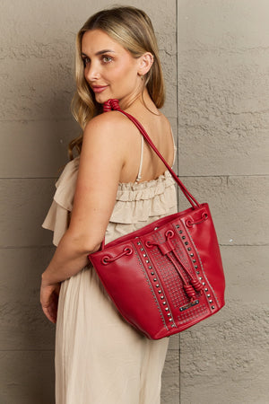 Amy Studded Bucket Bag