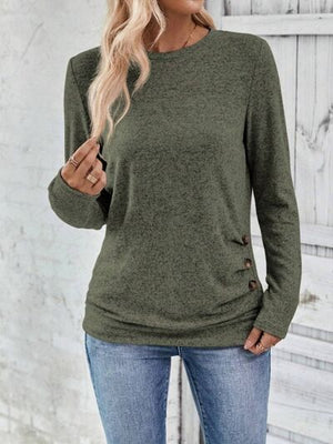 Buttoned Beauty Tee