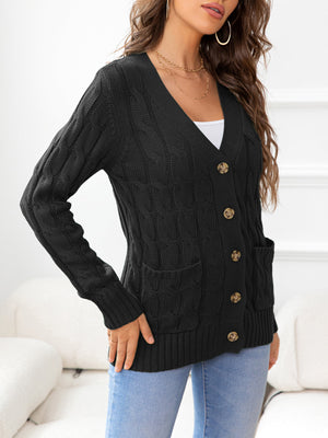 Just In Case Cable-Knit Cardigan