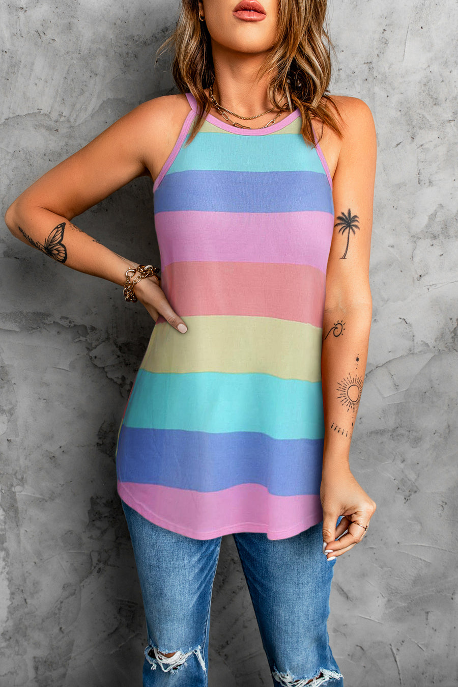 Rainbow On My Mind Tank